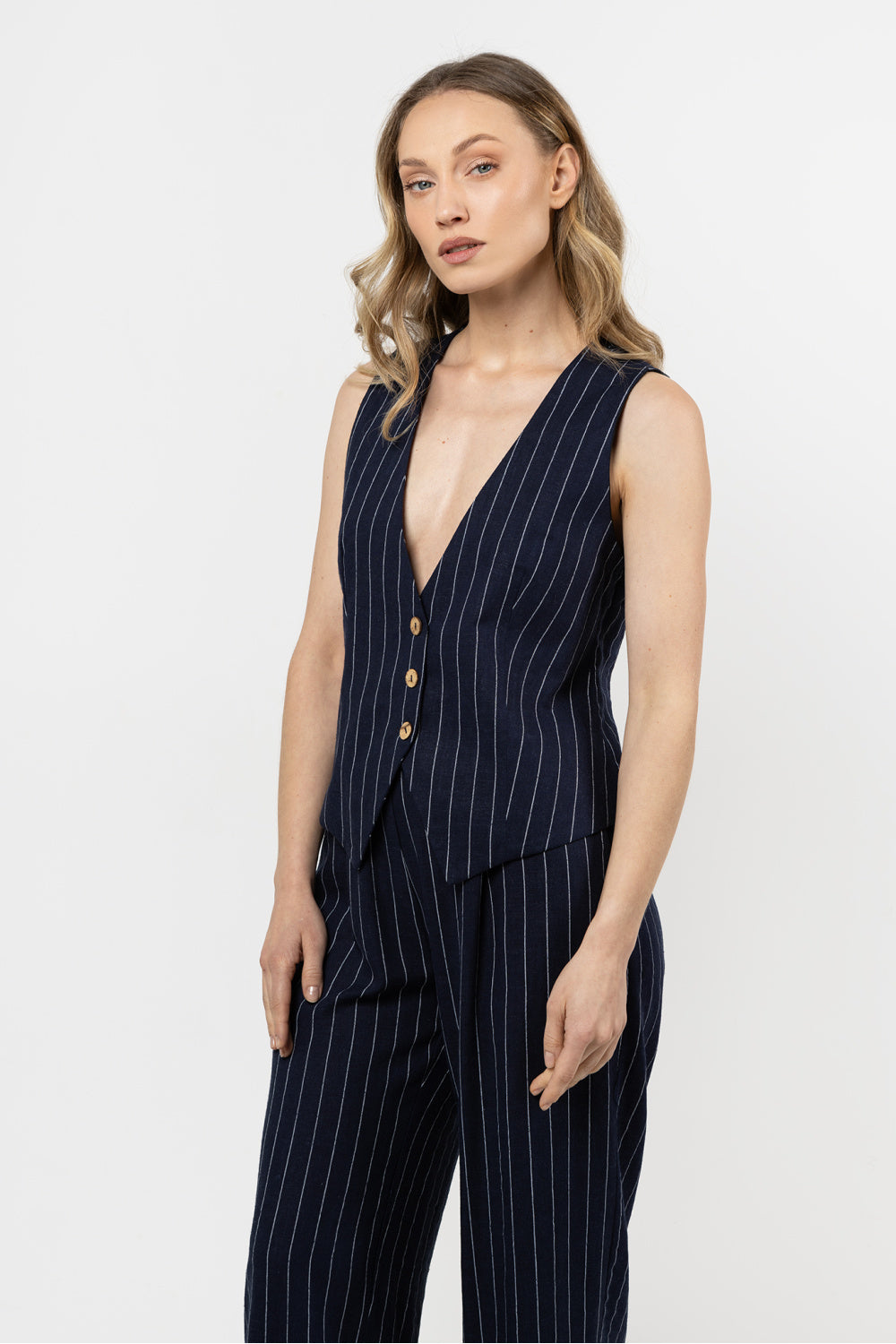Gilet femme awama — bleu marine