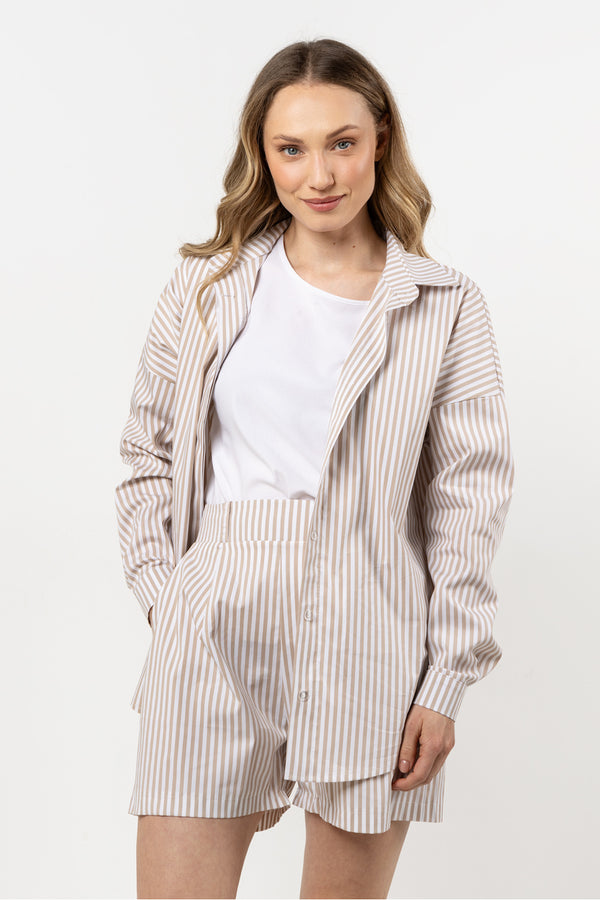 Blouse femme awama — beige