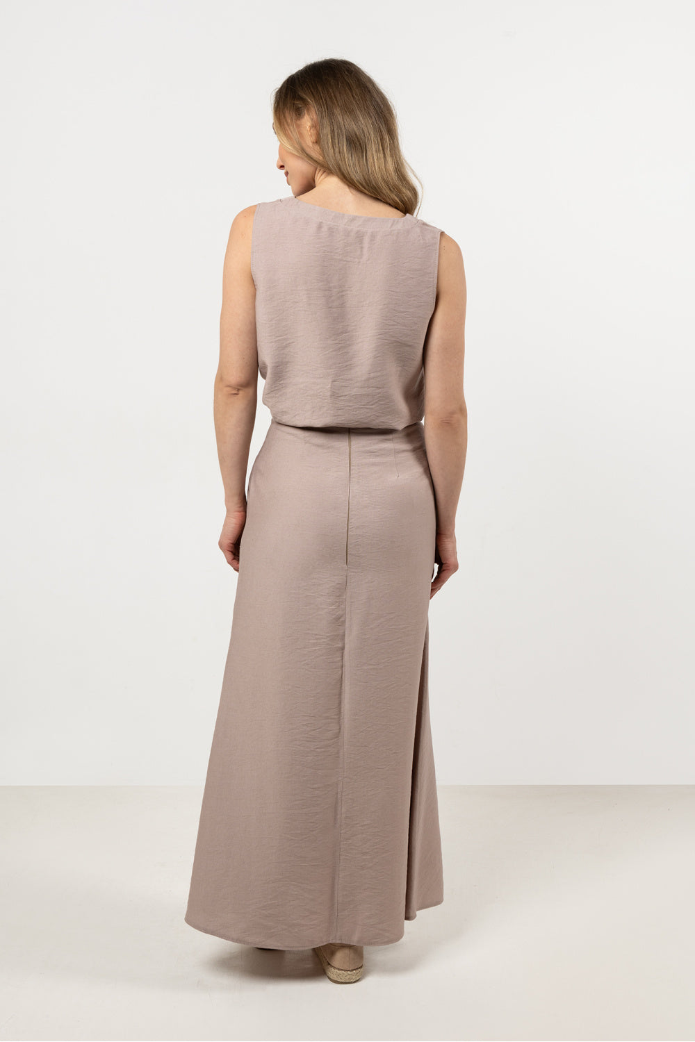 Jupe femme awama Longue Longue — brun