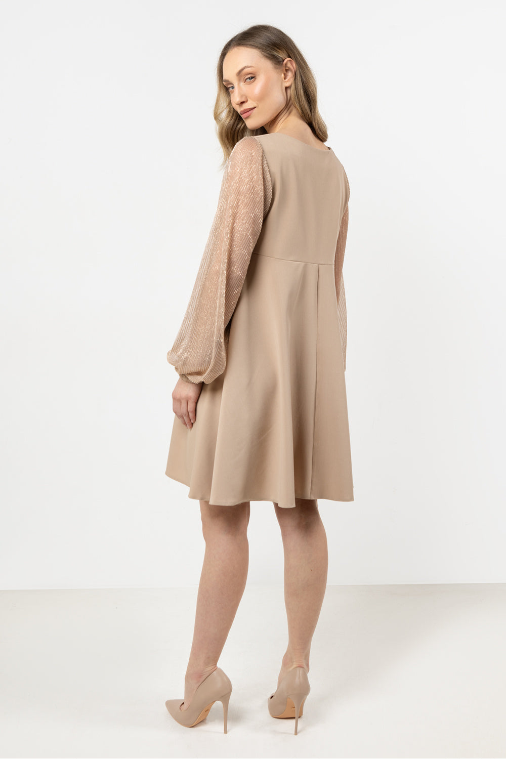 Robe femme awama De Soirée De — beige