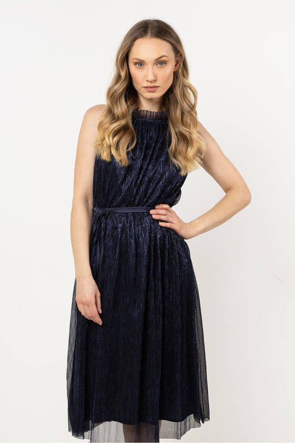 Robe femme awama De Soirée De — bleu marine