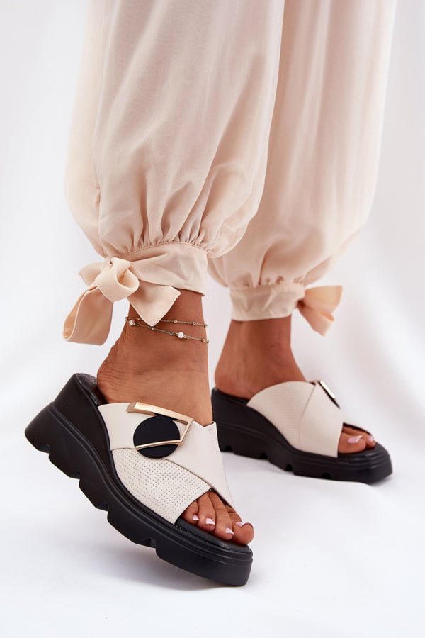 Sandales femme Step in style Cothurnes Cothurnes — beige