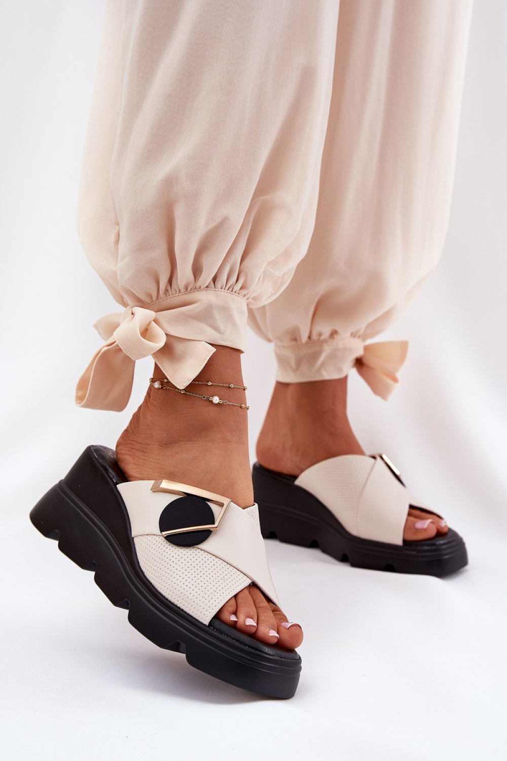 Sandales femme Step in style Cothurnes Cothurnes — beige