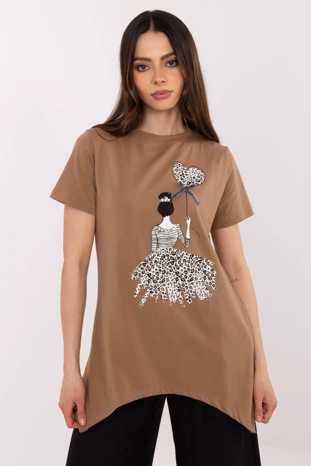 Blouse femme Factory Price Chemisier Chemisier — brun