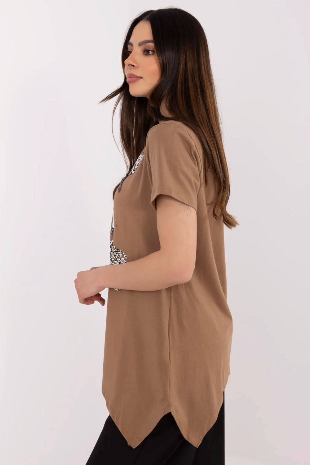 Blouse femme Factory Price Chemisier Chemisier — brun