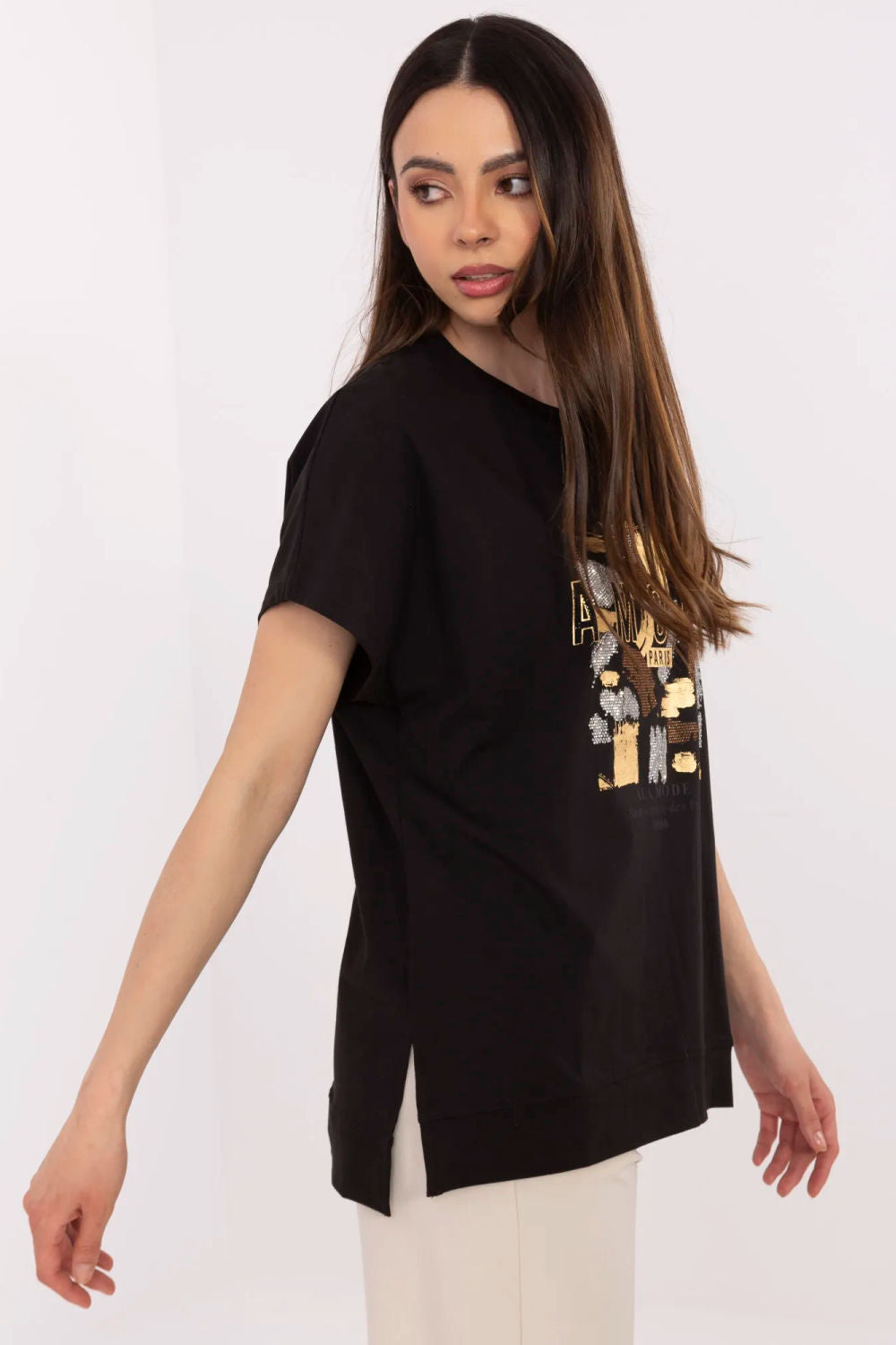 Blouse femme Factory Price Chemisier Chemisier — noir