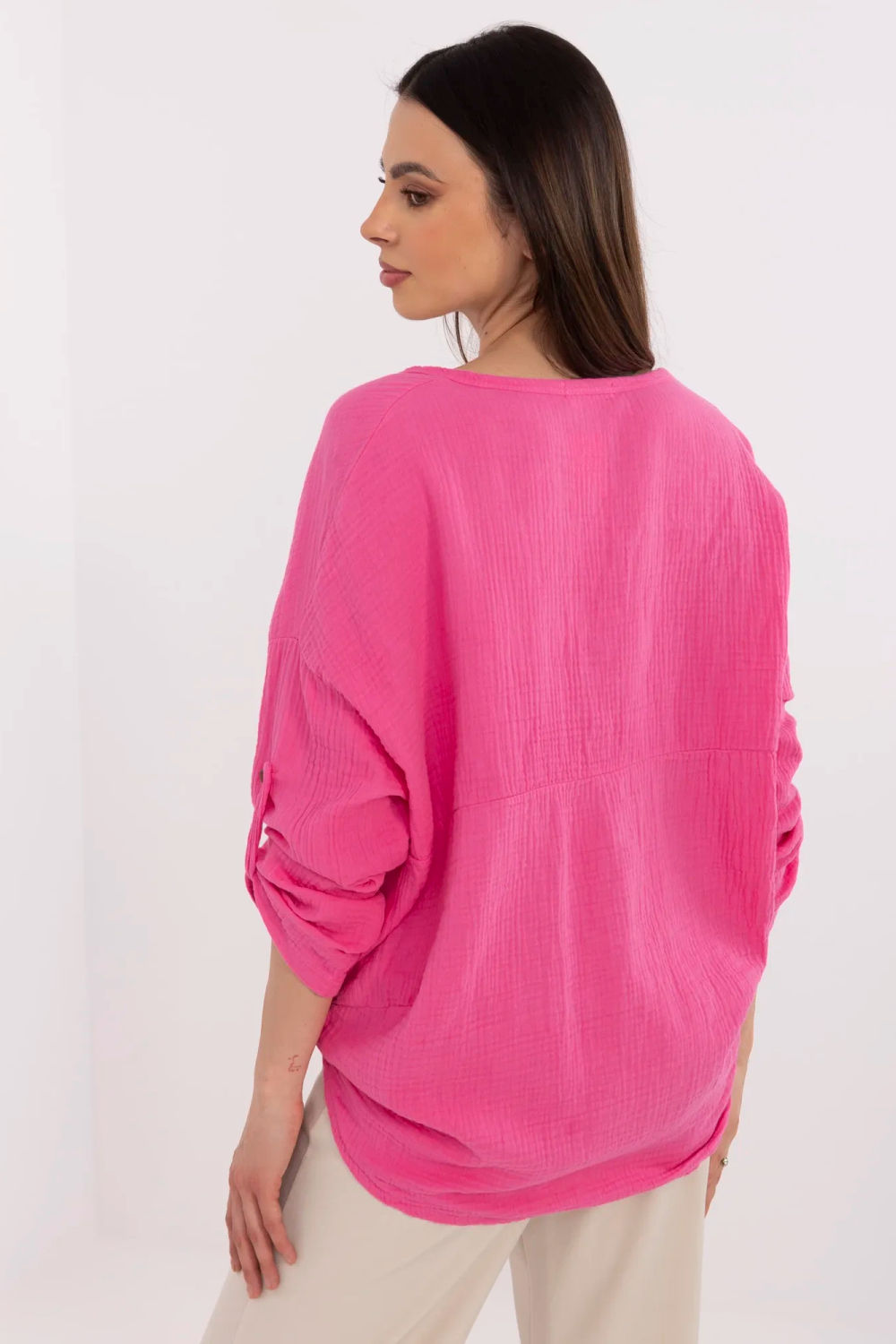 Blouse femme Italy Moda Chemise Chemise — rosé