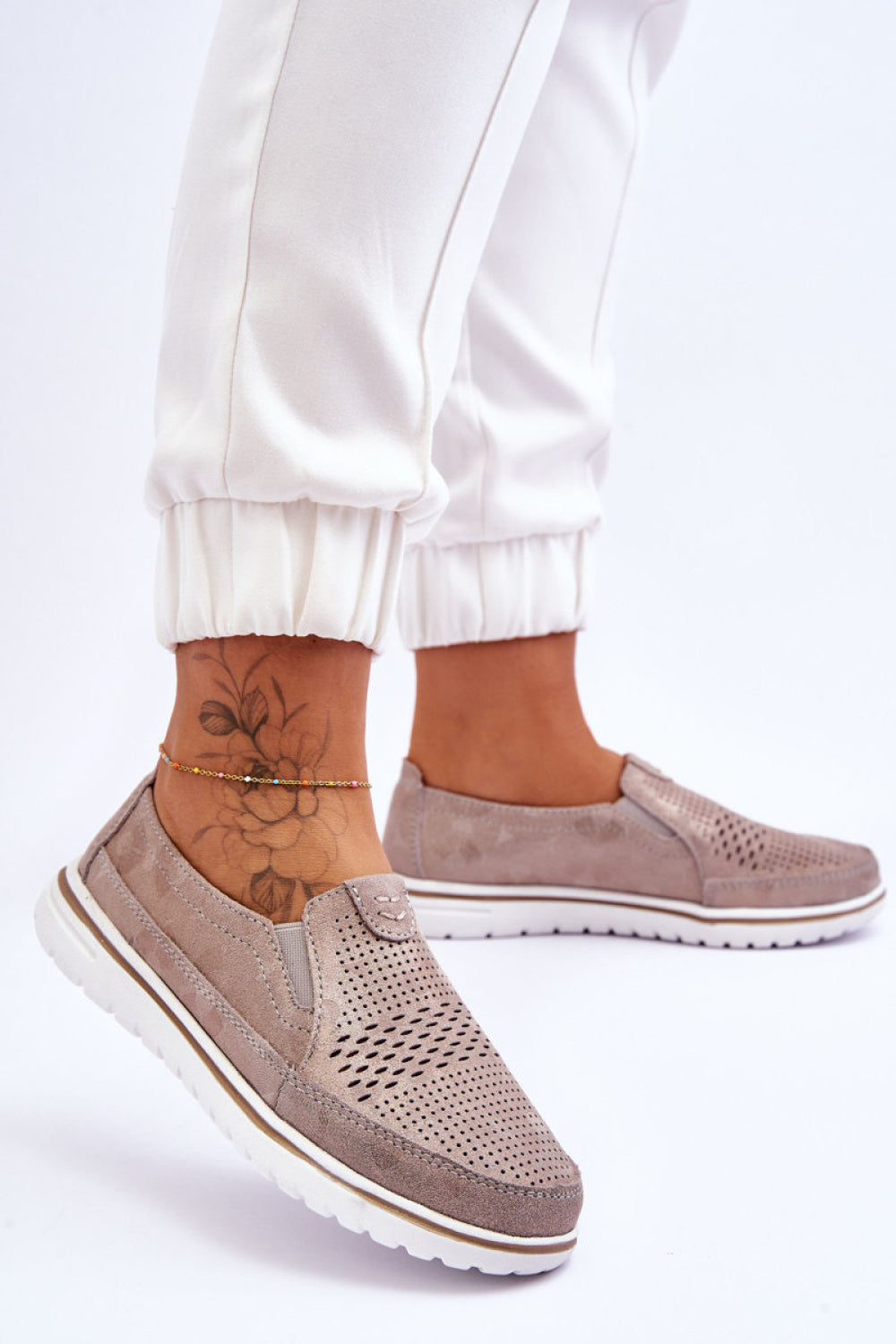 Bottes femme Step in style Chaussures Basses Chaussures — beige