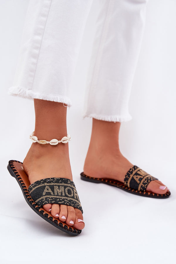 Sandales femme Step in style Clacquettes Clacquettes — noir
