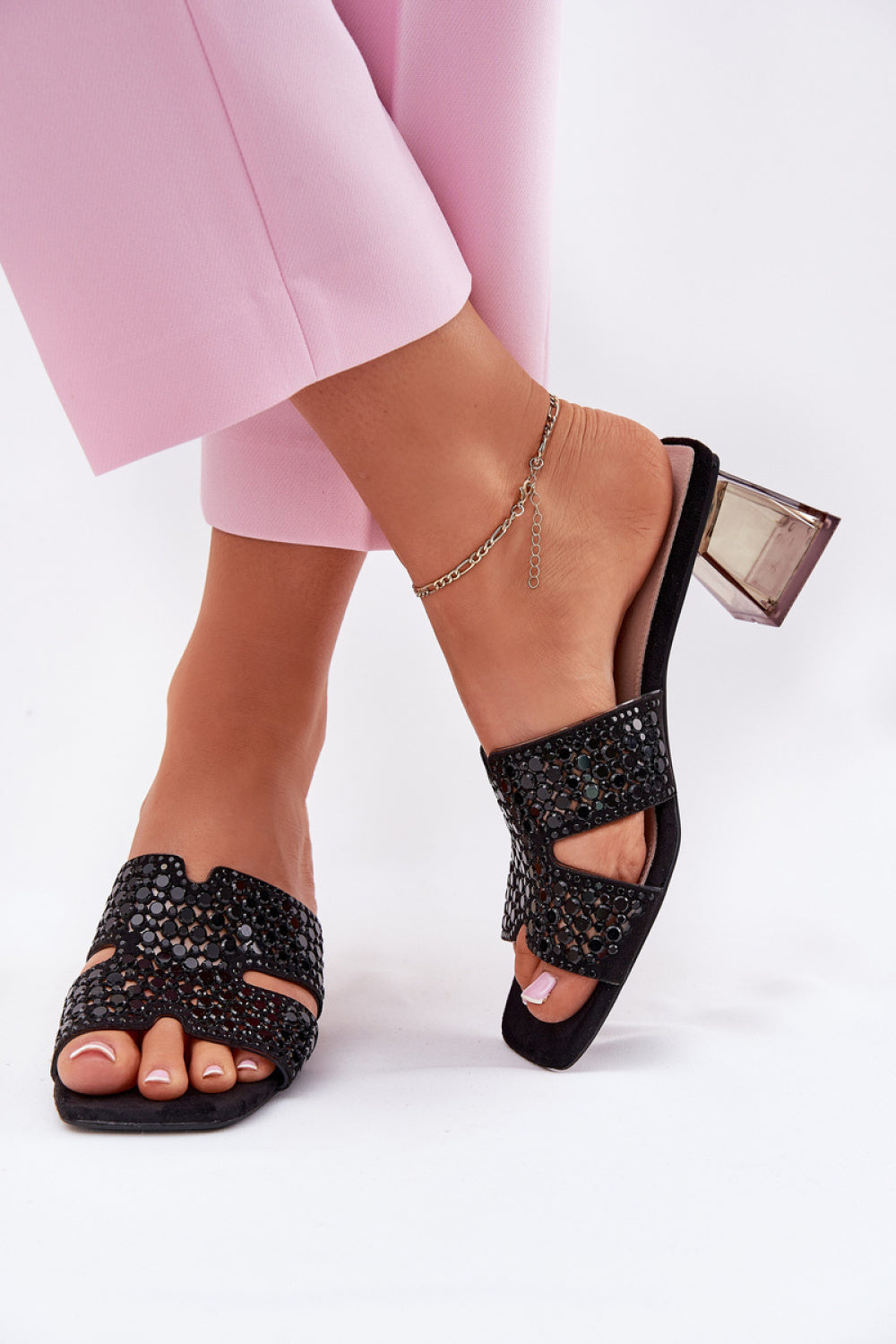 Sandales femme Step in style Des Mules À — noir