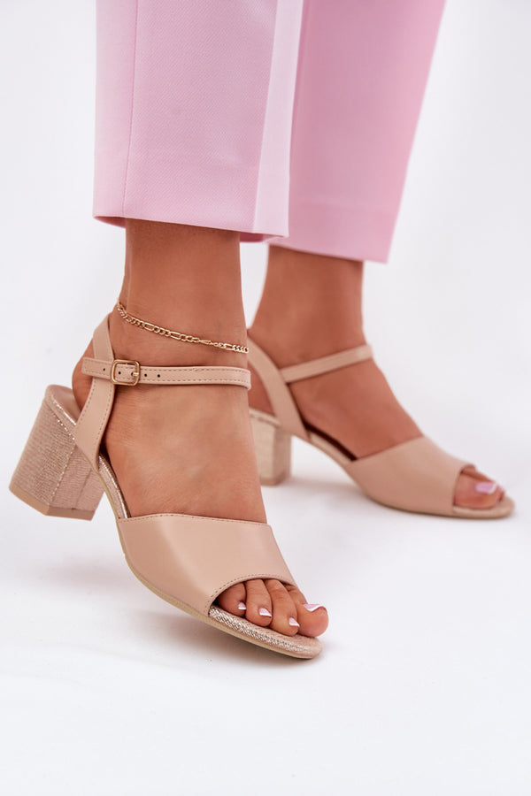 Sandales femme Step in style À Talons À — beige