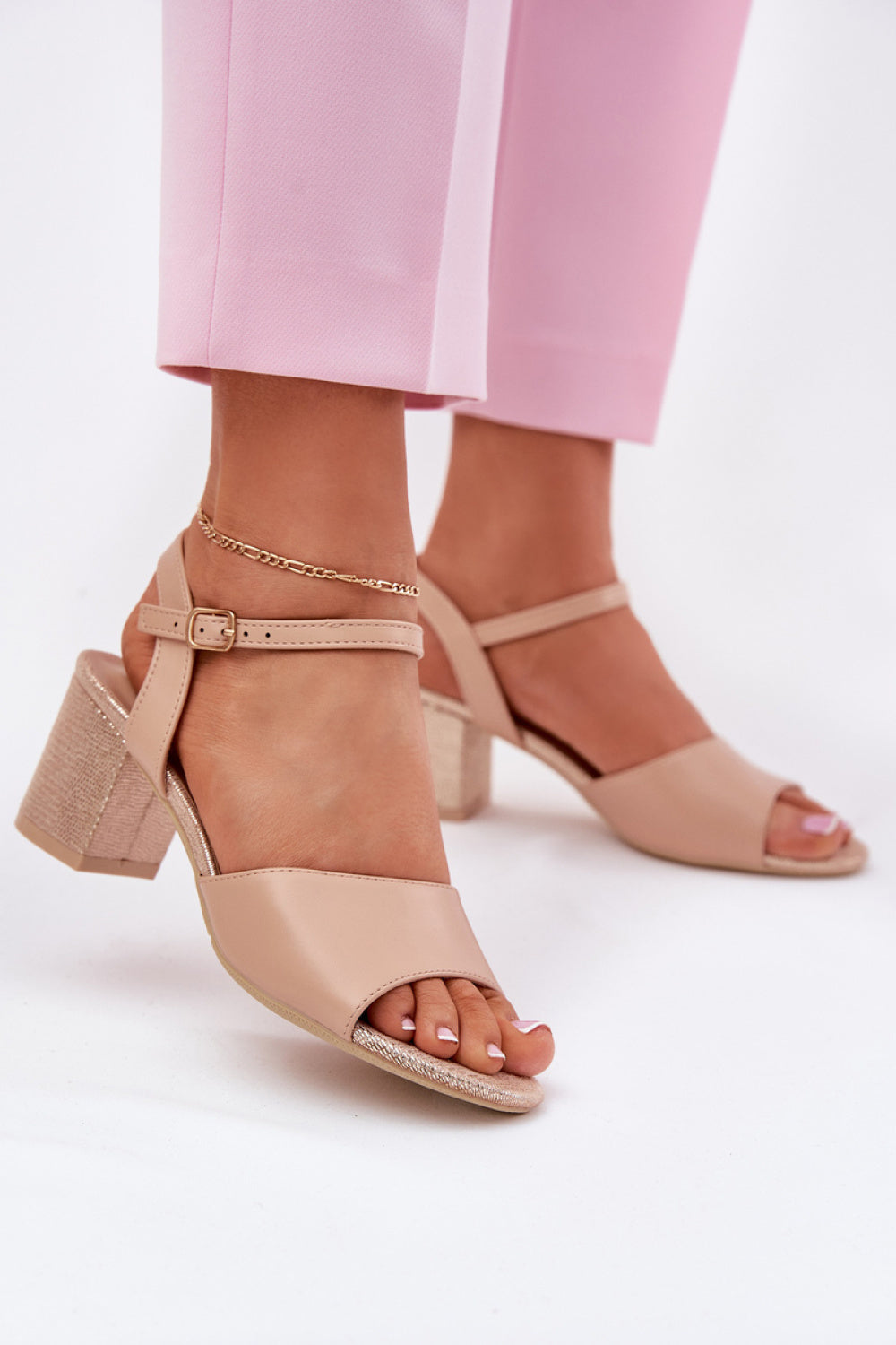 Sandales femme Step in style À Talons À — beige