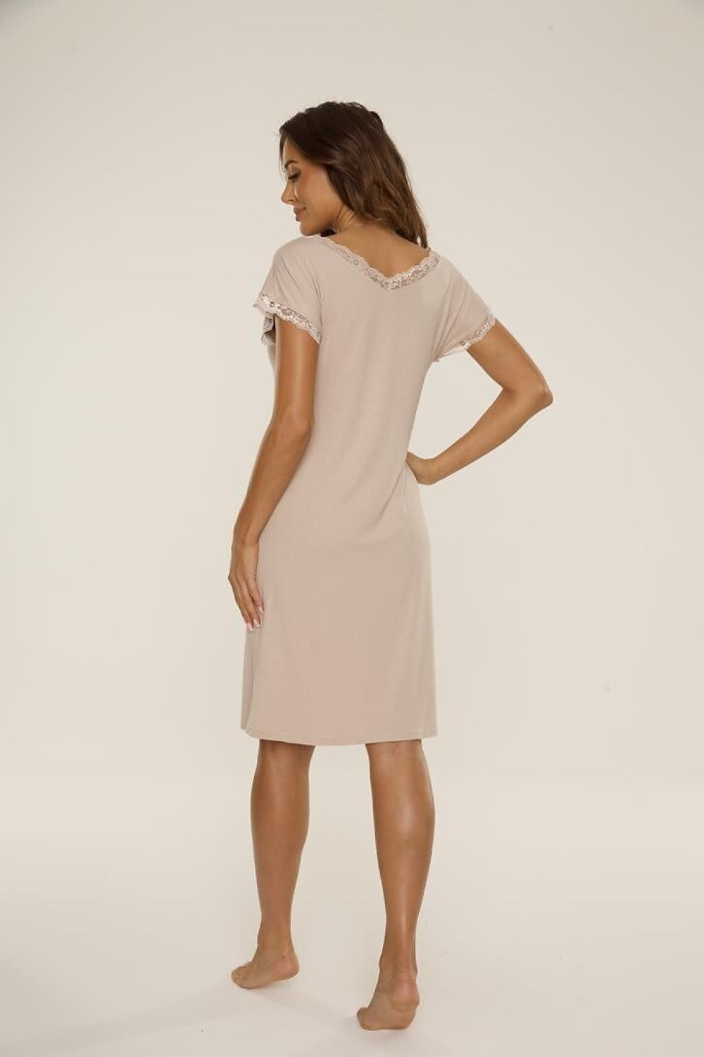 Nuisette femme De Lafense Chemise De Nuit — beige