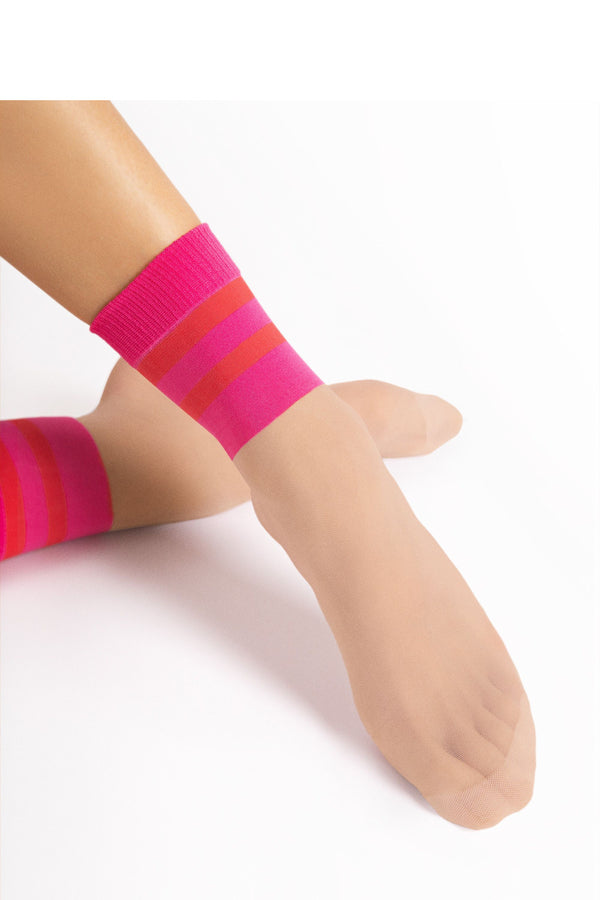 Chaussettes femme Fiore — beige