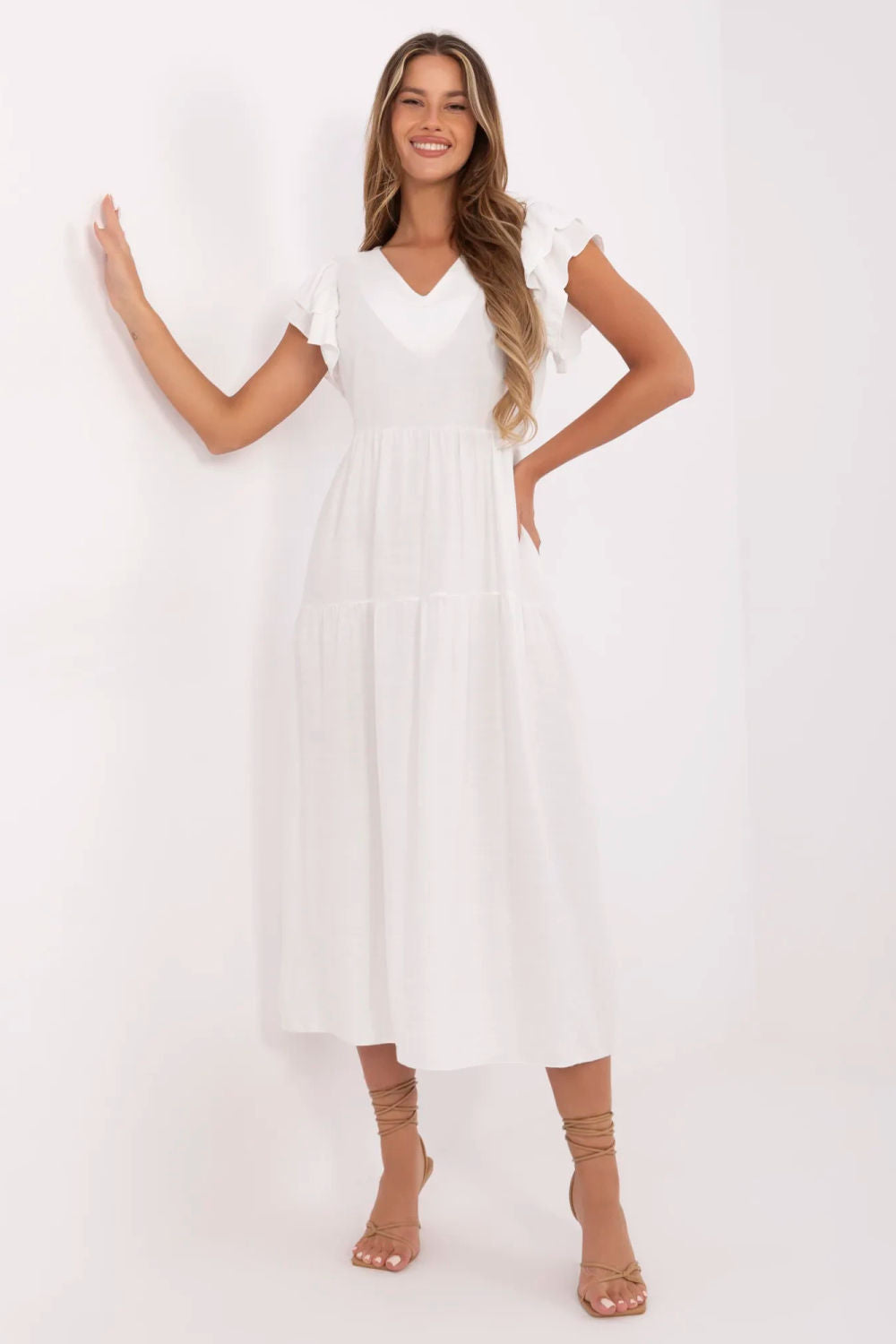 Robe femme Italy Moda De Jour De — beige