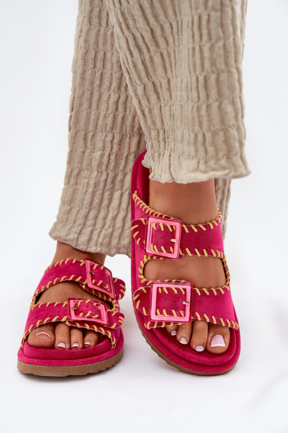 Sandales femme Step in style Clacquettes Clacquettes — rosé