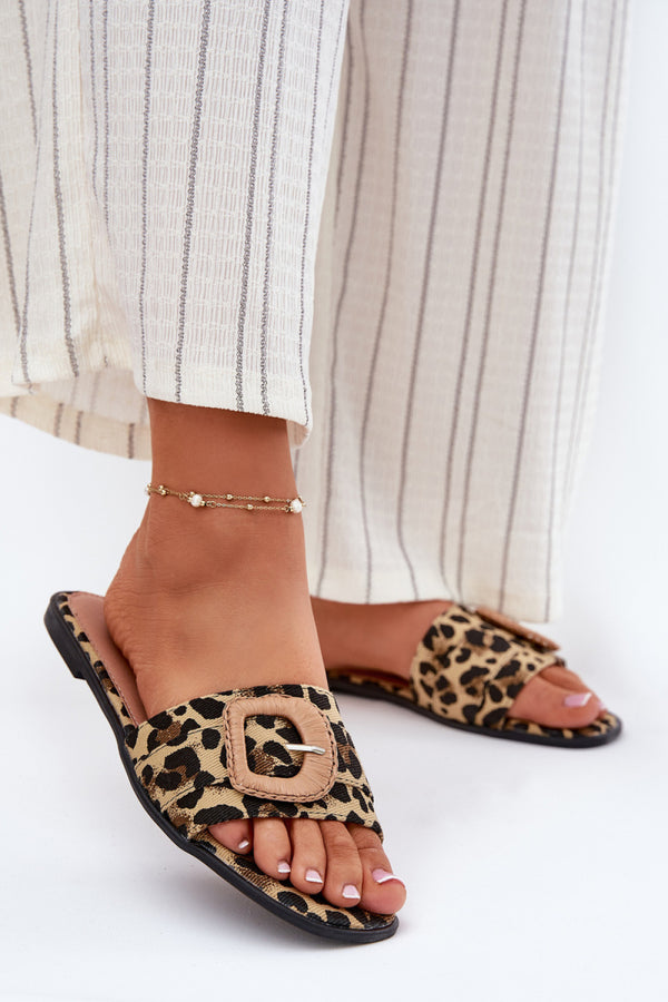 Sandales femme Step in style Clacquettes Clacquettes — brun