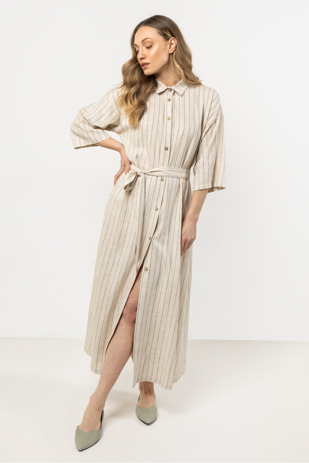 Robe femme awama De Jour De — brun