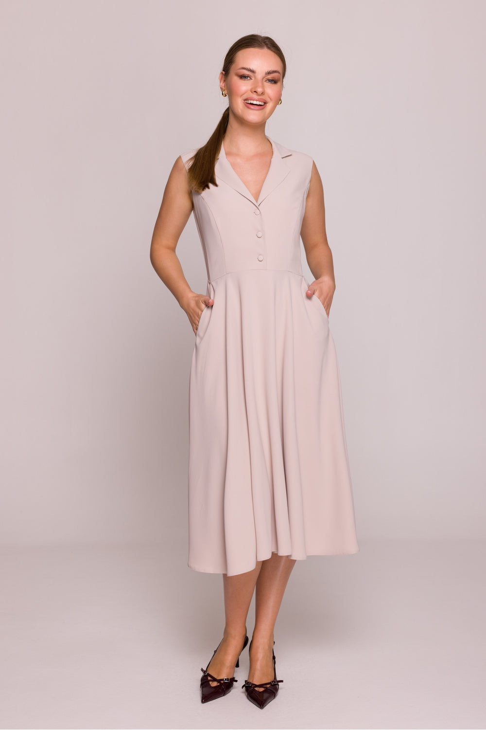 Robe femme Stylove De Cocktail De — beige