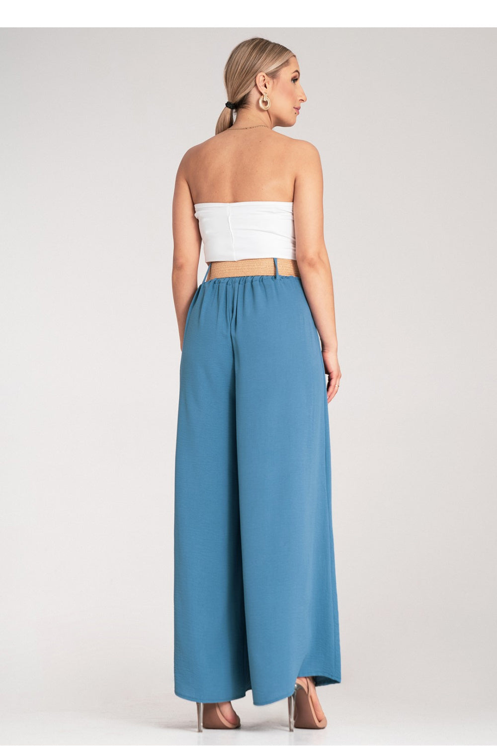 Chaussures à talons femme Figl Pantalon Pantalon — bleu