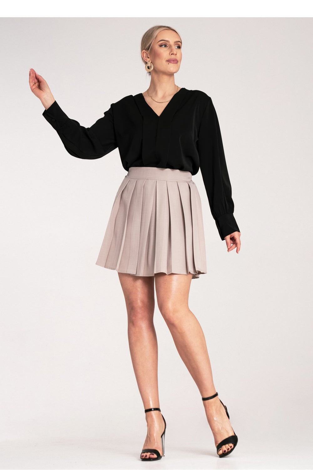 Jupe femme Figl Courte Courte — beige