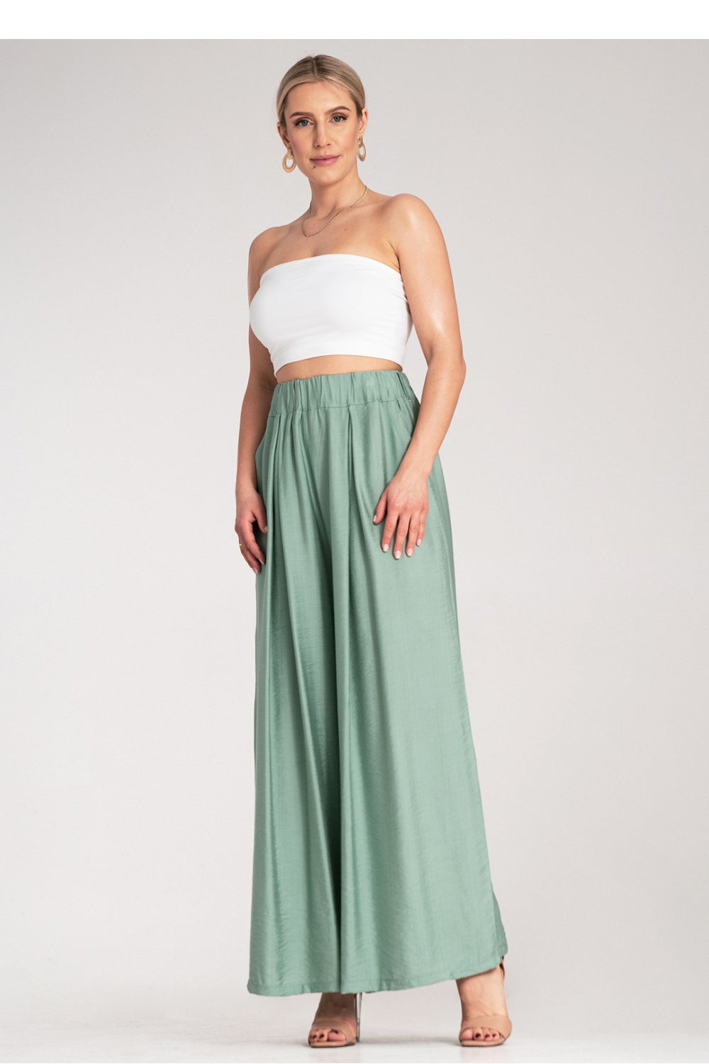 Chaussures à talons femme Figl Pantalon Pantalon — vert