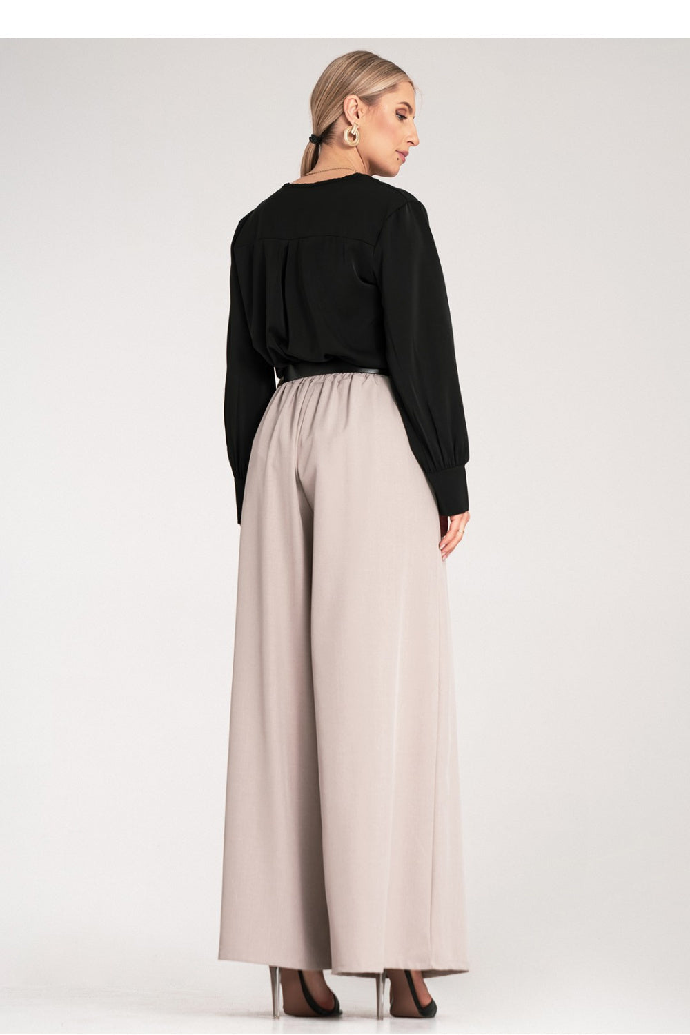 Chaussures à talons femme Figl Pantalon Pantalon — beige