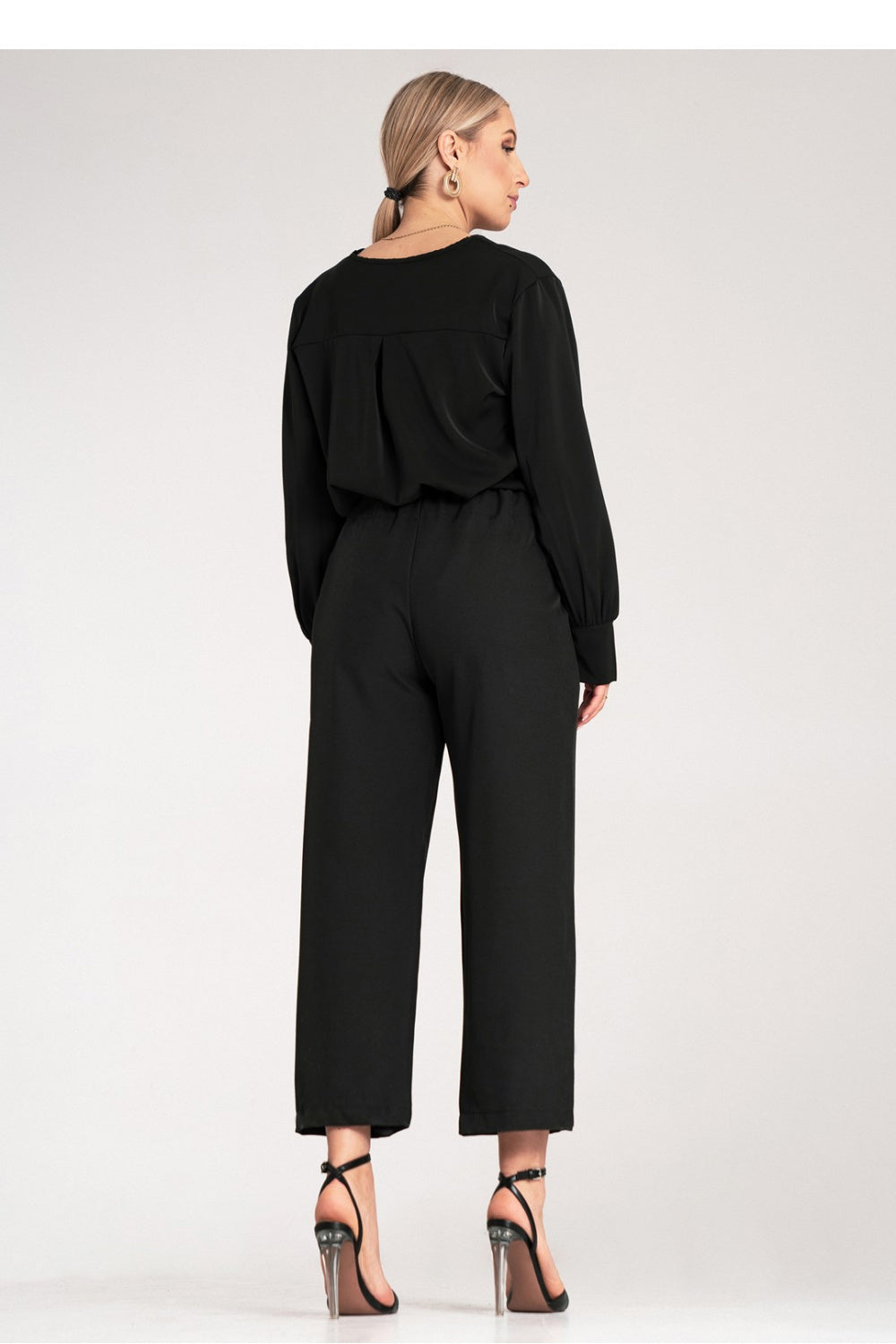 Chaussures à talons femme Figl Pantalon Pantalon — noir