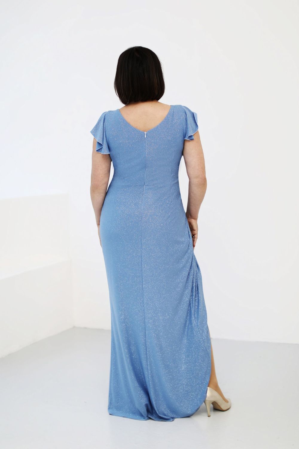 Robe femme Jersa Longue Longue — bleu