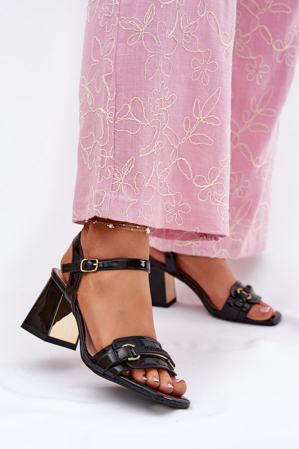 Sandales femme Step in style À Talons À — noir
