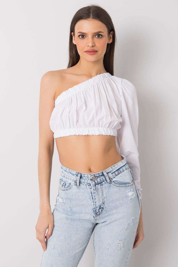 Blouse femme Rue Paris Chemisier Chemisier — blanc