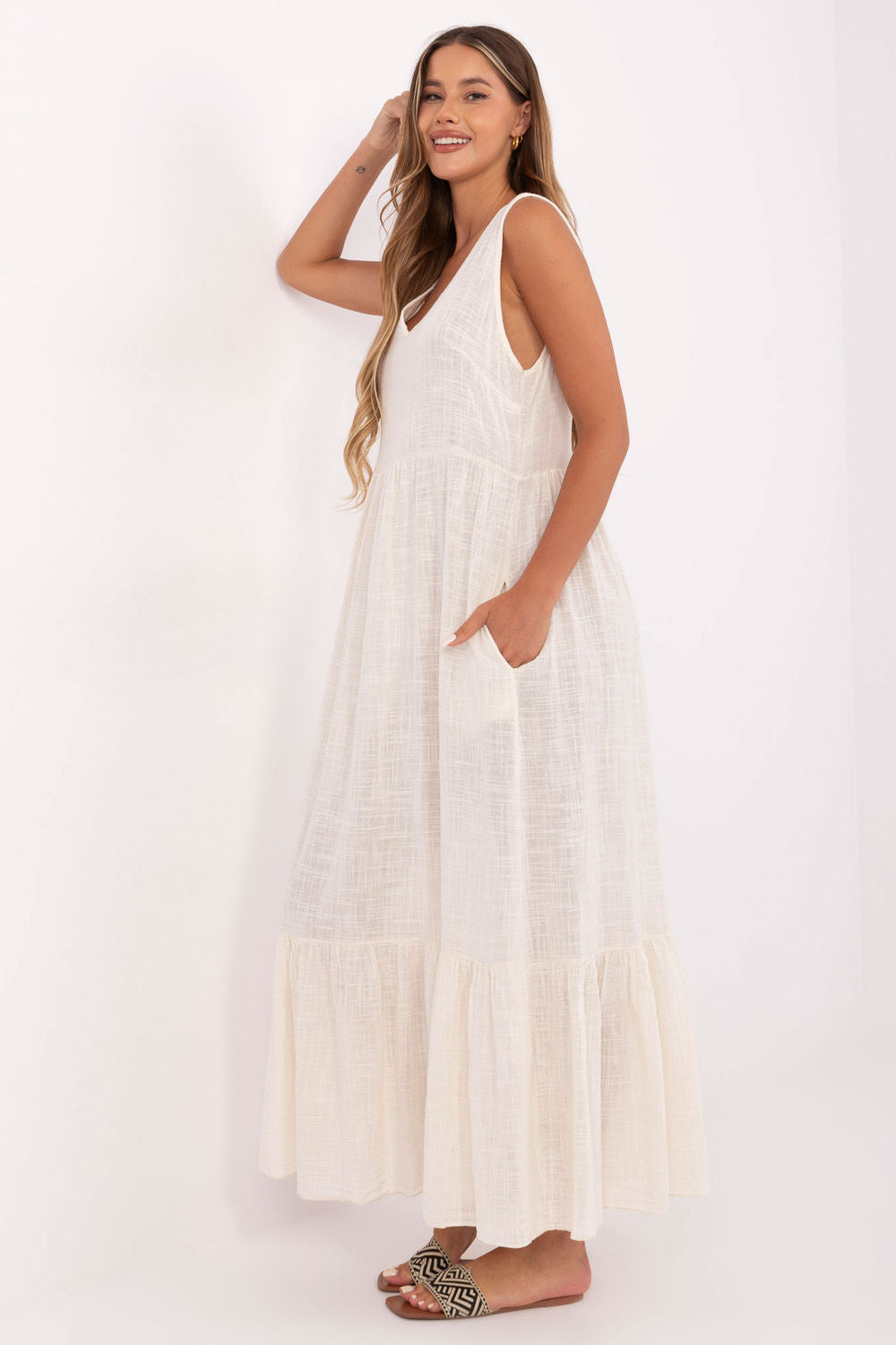 Robe femme Och Bella De Jour De — beige