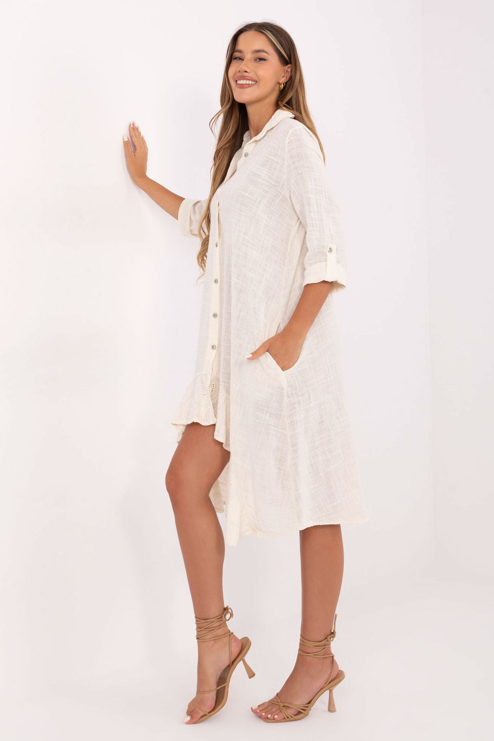 Robe femme Och Bella De Jour De — beige