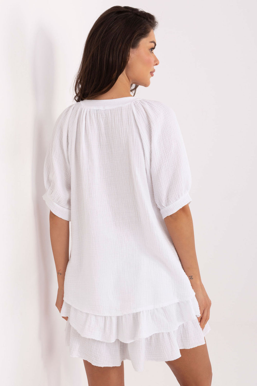 Ensemble lingerie femme Och Bella L Ensemble L — blanc
