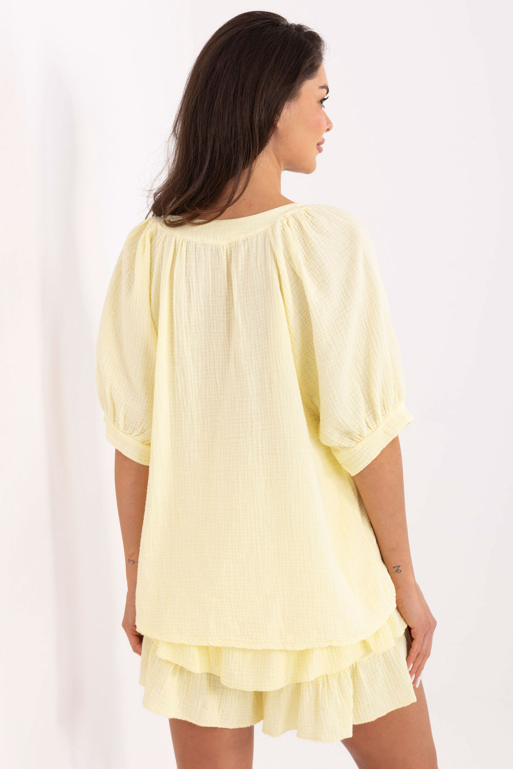 Ensemble lingerie femme Och Bella L Ensemble L — jaune