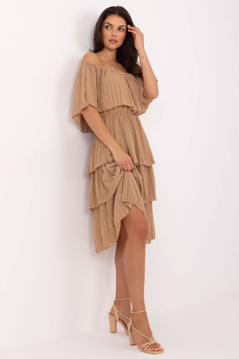Robe femme Och Bella De Cocktail De — brun