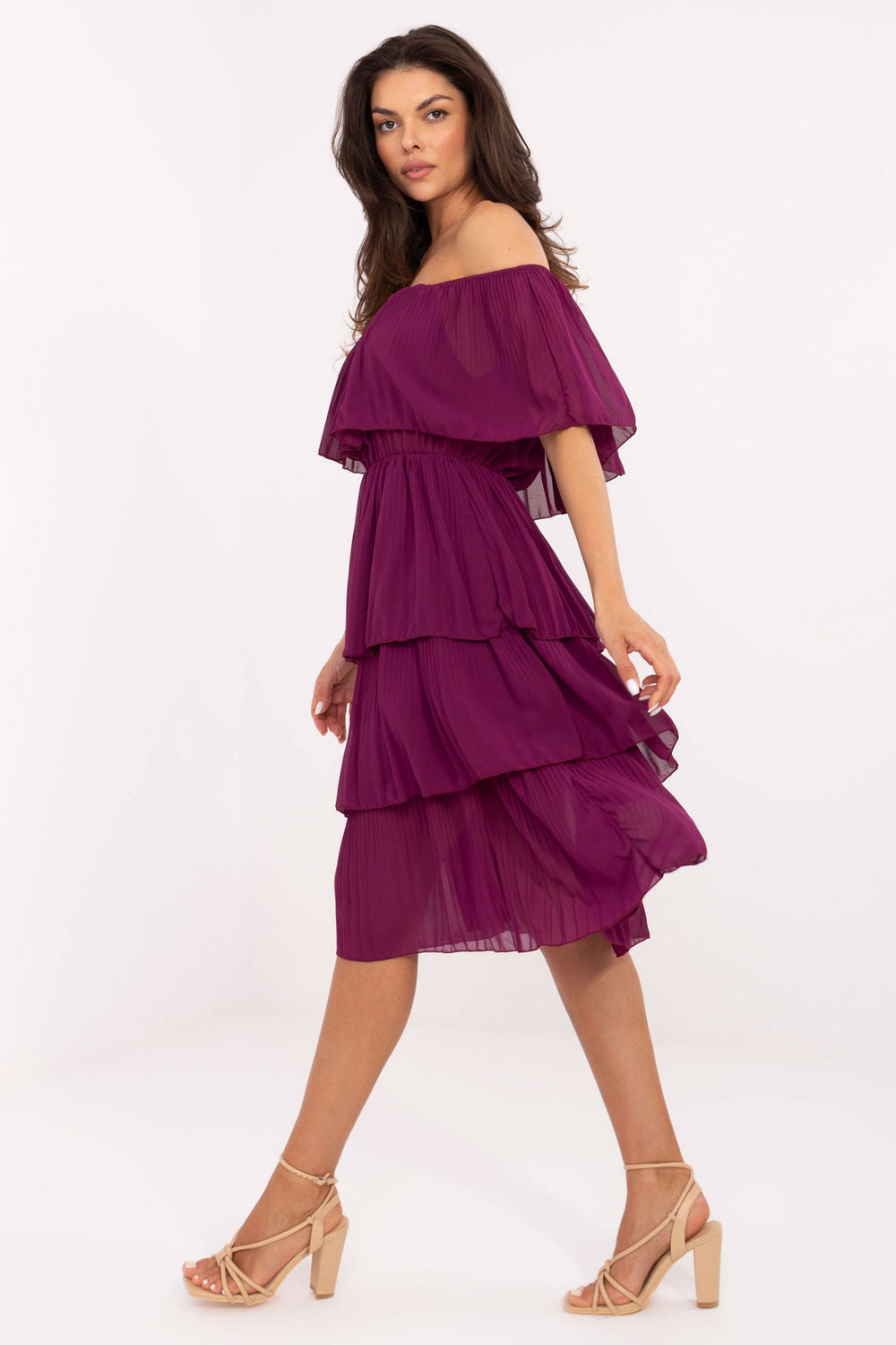 Robe femme Och Bella De Cocktail De — violet