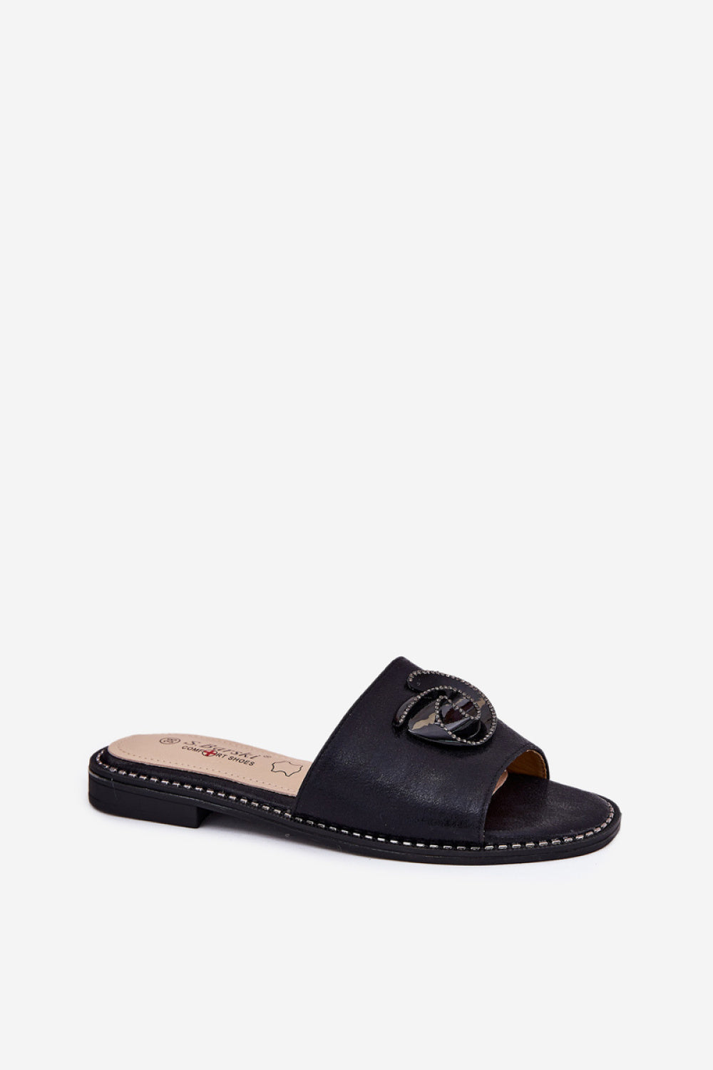 Sandales femme Step in style Clacquettes Clacquettes — noir