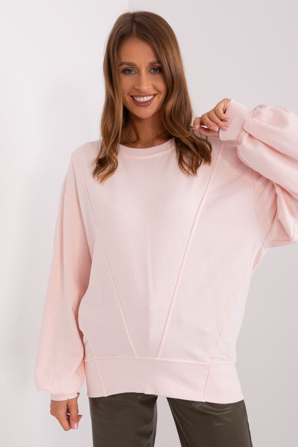 T-shirt femme Ex Moda Sweatshirt Sweatshirt — rosé