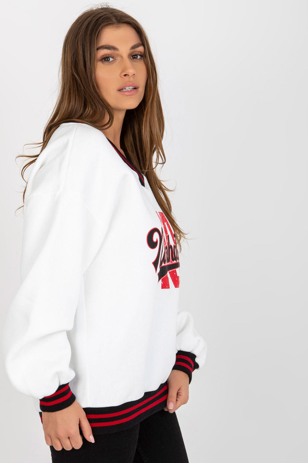 T-shirt femme Ex Moda Sweatshirt Sweatshirt — blanc
