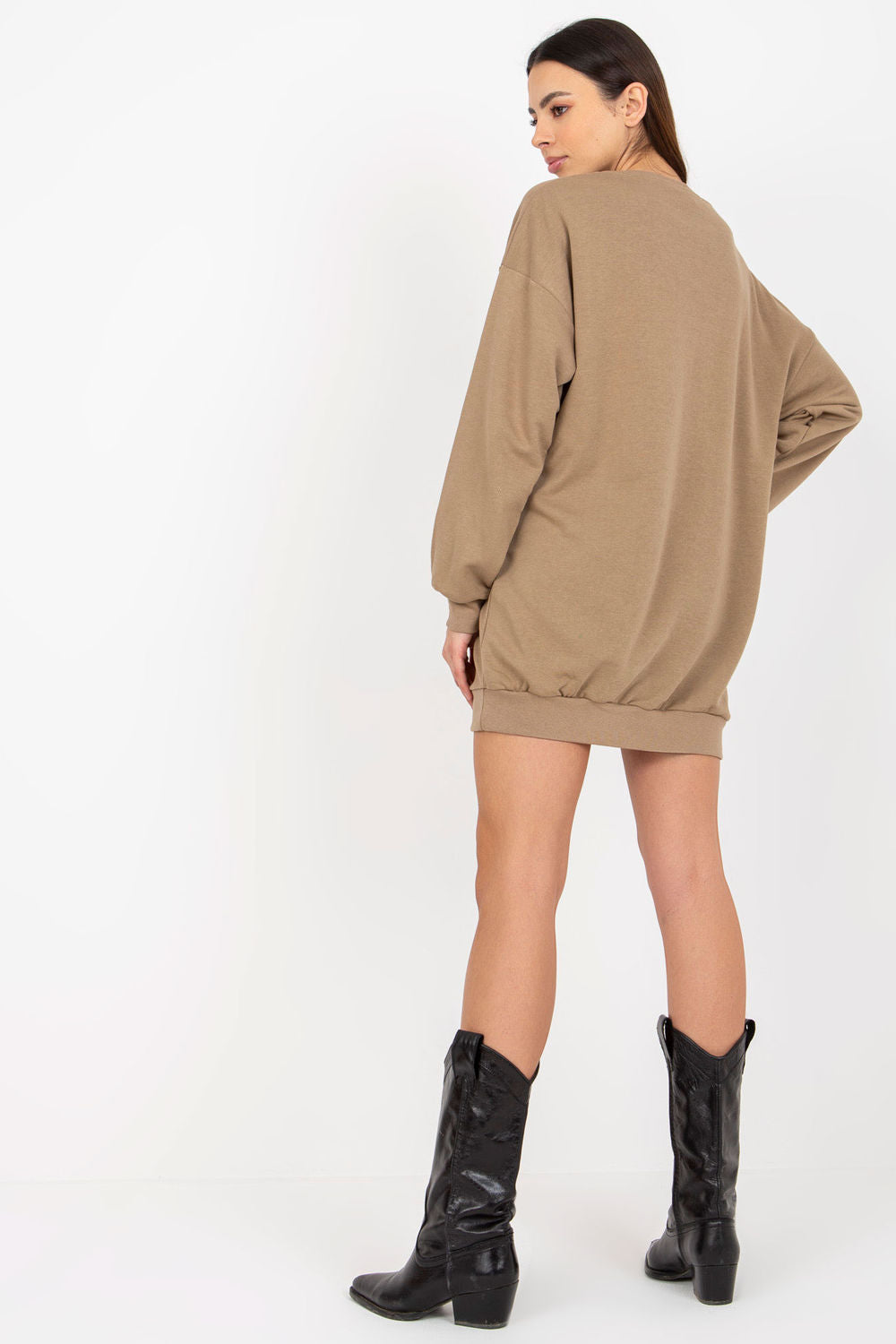 T-shirt femme Ex Moda Sweatshirt Sweatshirt — beige