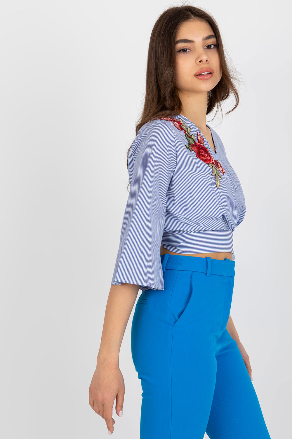 Blouse femme Lakerta Chemisier Chemisier — bleu marine
