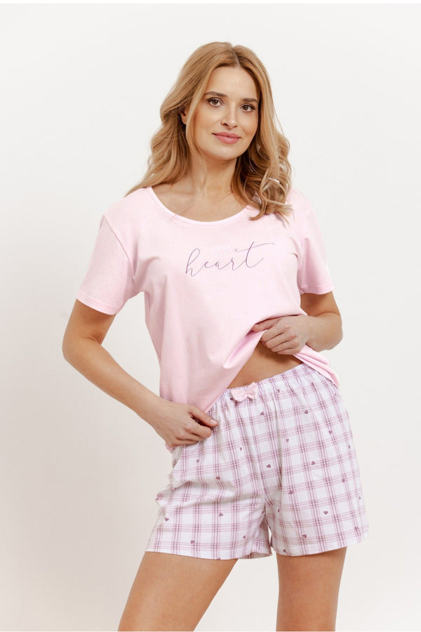 Pyjama femme Taro — rosé