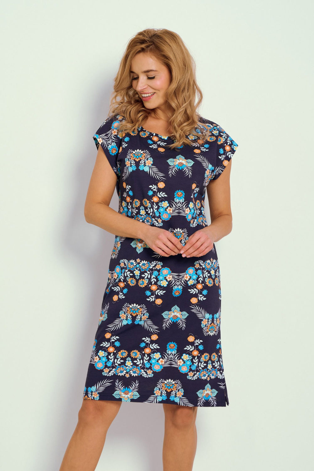Nuisette femme Taro Chemise De Nuit — bleu marine