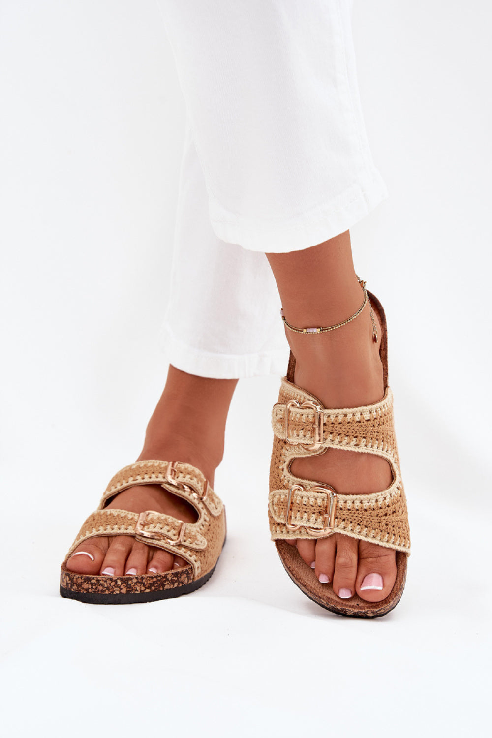 Sandales femme Step in style Clacquettes Clacquettes — brun