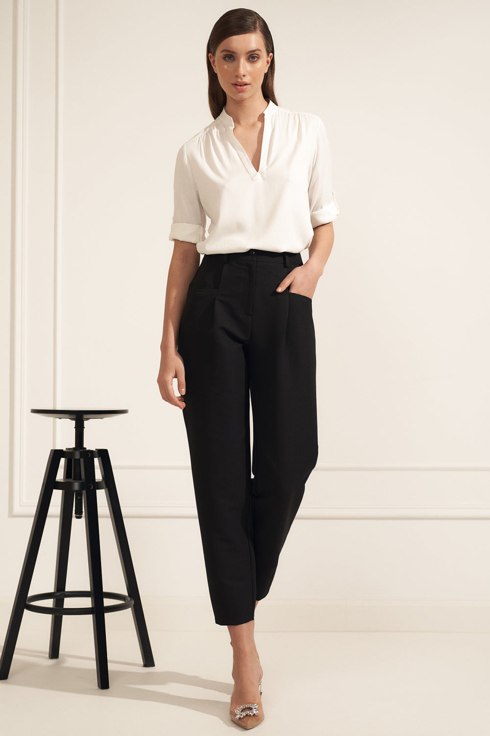 Blouse femme Nife Chemisier Chemisier — beige