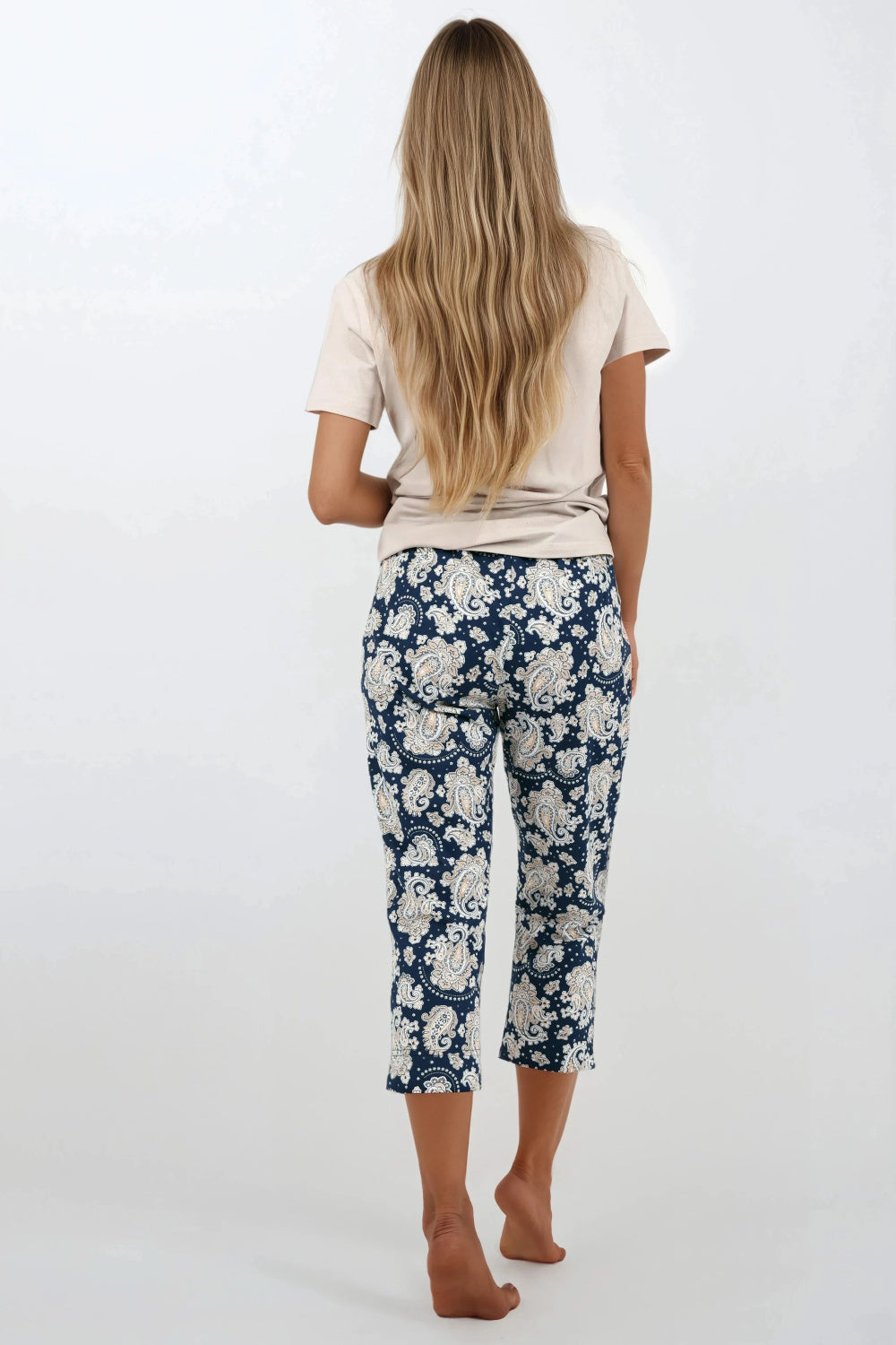 Pyjama femme Momenti Per Me — bleu marine