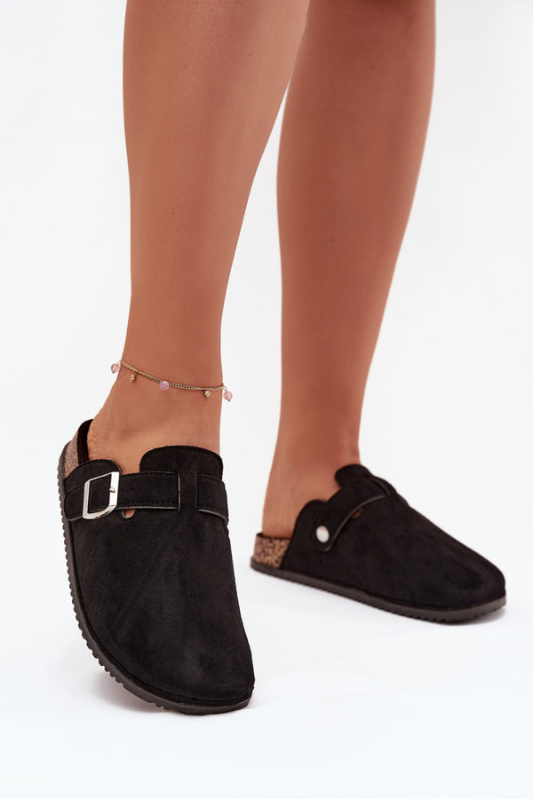 Sandales femme Step in style Clacquettes Clacquettes — noir