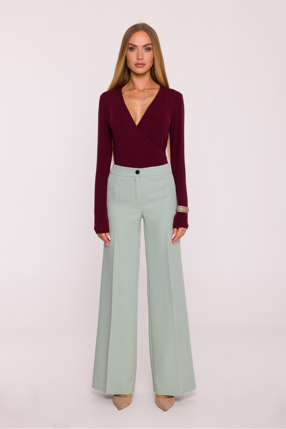 Chaussures à talons femme Moe Pantalon Pantalon — vert