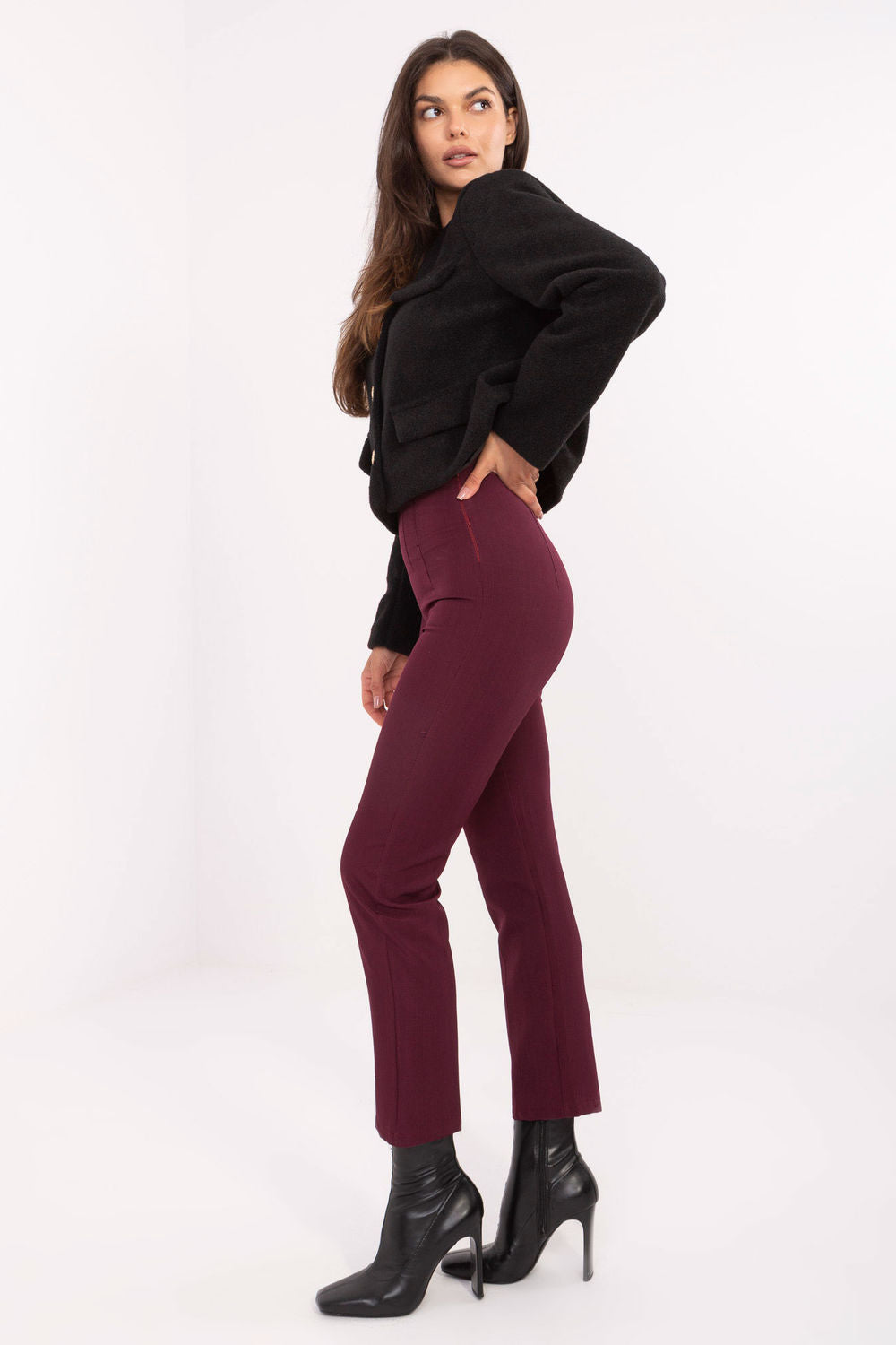 Chaussures à talons femme Rue Paris Pantalon Pantalon — rouge